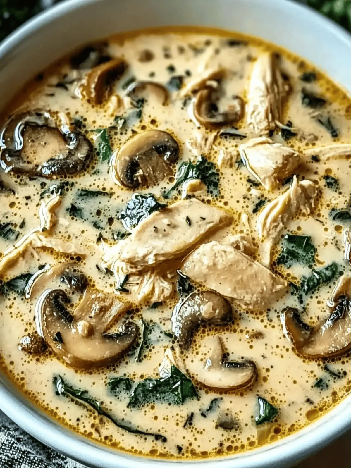 Clean Chicken Mushroom Soup: Comfort in Every Spoonful 5 Clean Chicken Mushroom Soup
