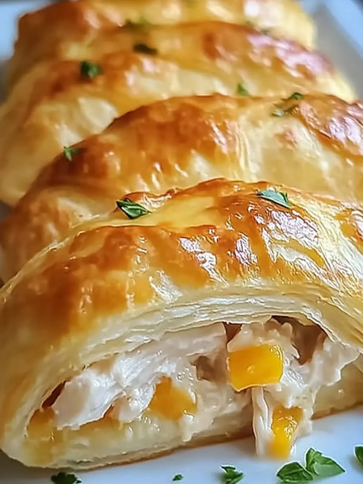 Cheesy Chicken Crescent Rolls