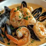 Shrimp and Mussels in Creamy Garlic Sauce for Ultimate Comfort 10 Shrimp and Mussels in Creamy Garlic Sauce