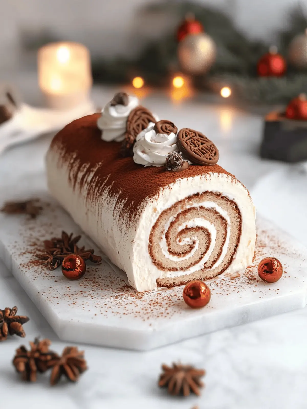 Deliciously Tasty Tiramisu Yule Log Cake for Your Celebrations 4 Tasty Tiramisu Yule Log Cake