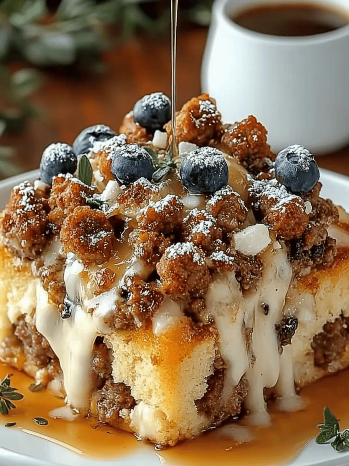 Sweet Maple Sausage Breakfast Casserole for Cozy Mornings 4 Sweet Maple Sausage Breakfast Casserole