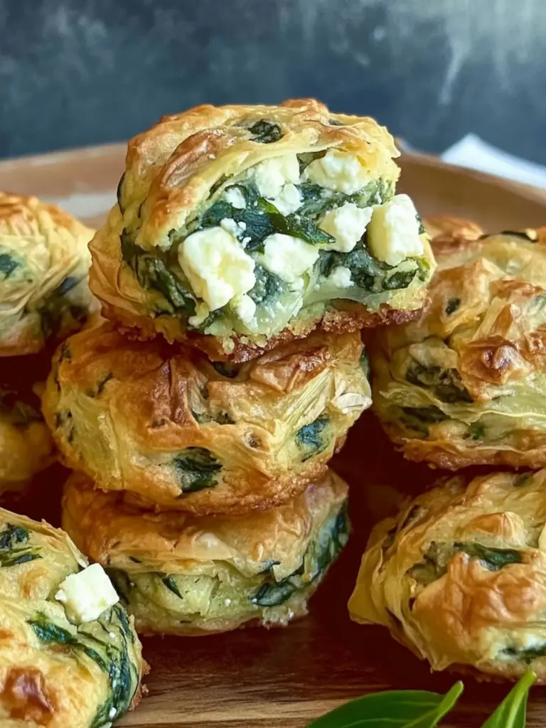 Spinach and Feta Spanakopita Cookies