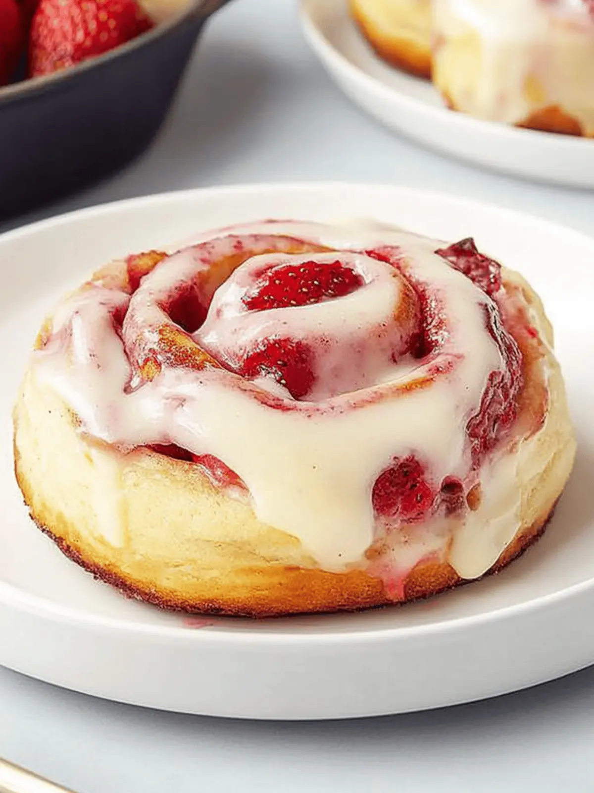 Heavenly Strawberry Cheesecake Cinnabon Rolls Just for You 4 Strawberry Cheesecake Cinnabon Rolls