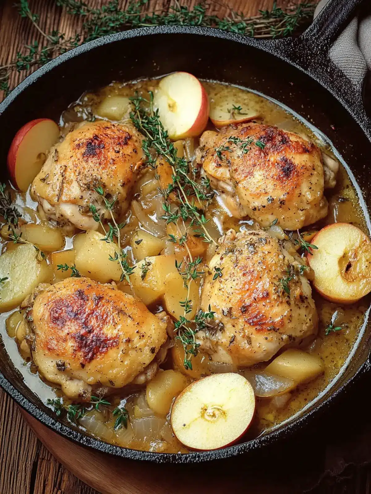 French Apple Cider Chicken