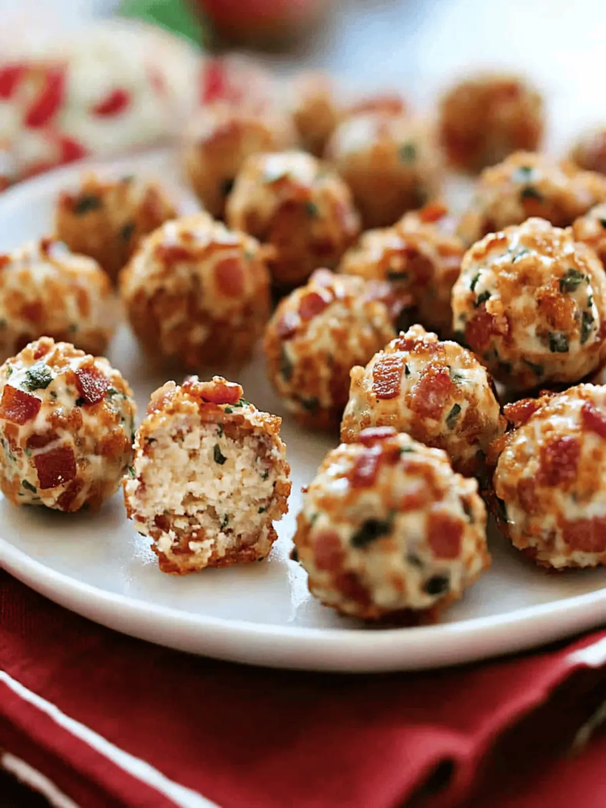 Mini Bacon Ranch Cheeseballs