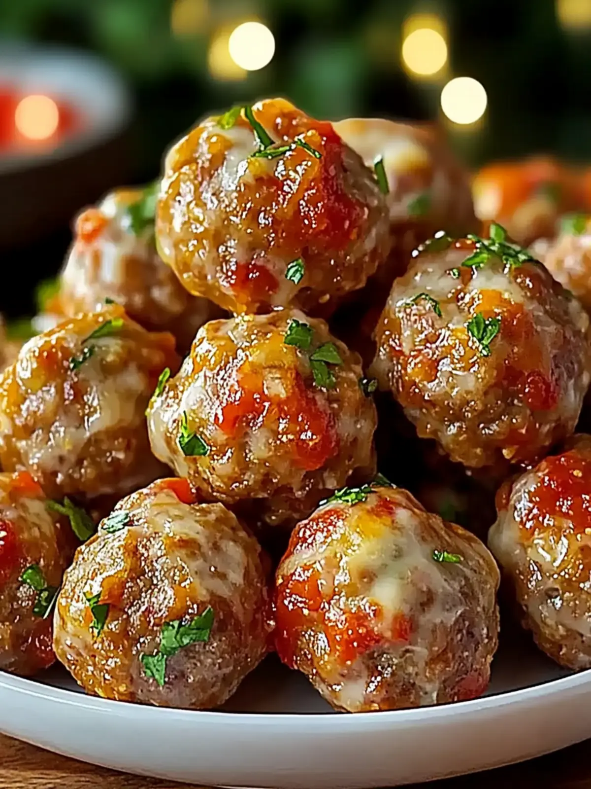 Spicy Rotel Cream Cheese Sausage Balls