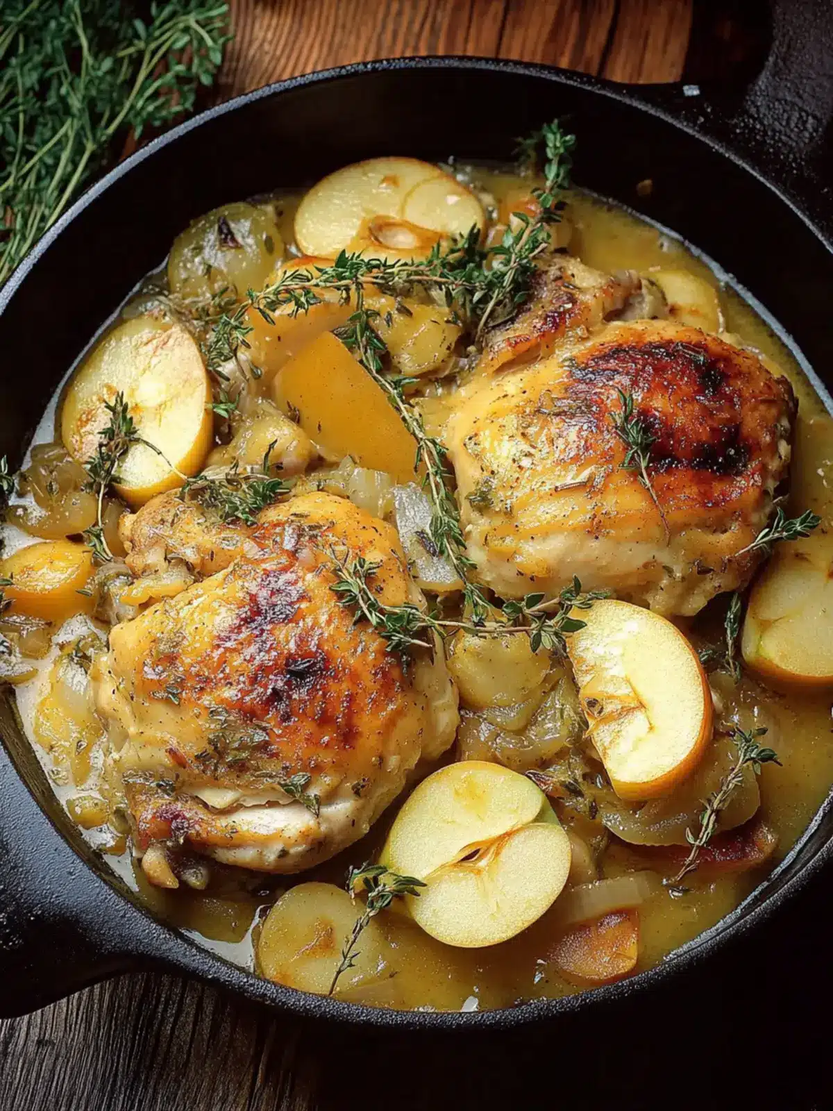 French Apple Cider Chicken