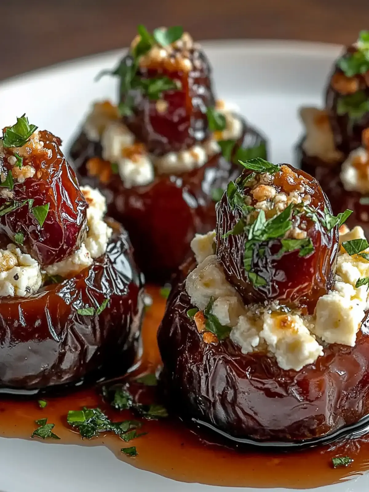 Feta-Parmesan Stuffed Dates