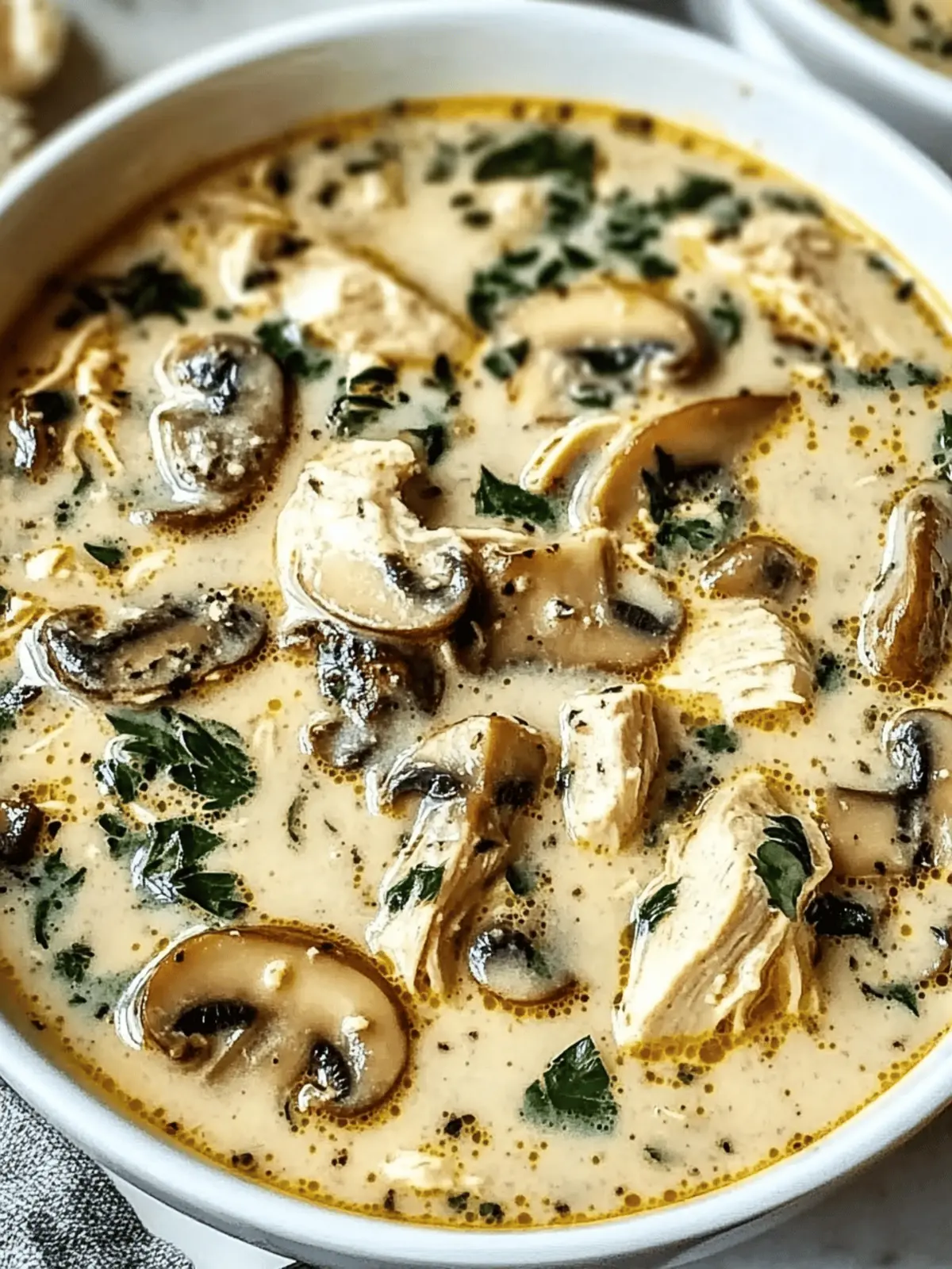 Clean Chicken Mushroom Soup: Comfort in Every Spoonful 2 Clean Chicken Mushroom Soup