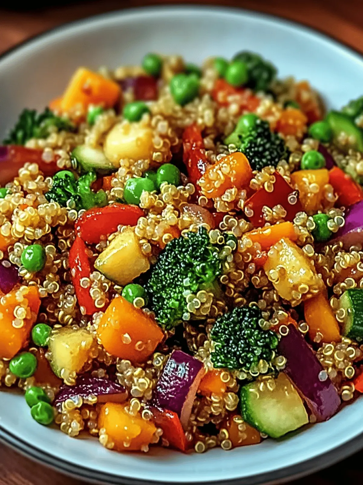 Quick Quinoa & Veggie Stir-Fry