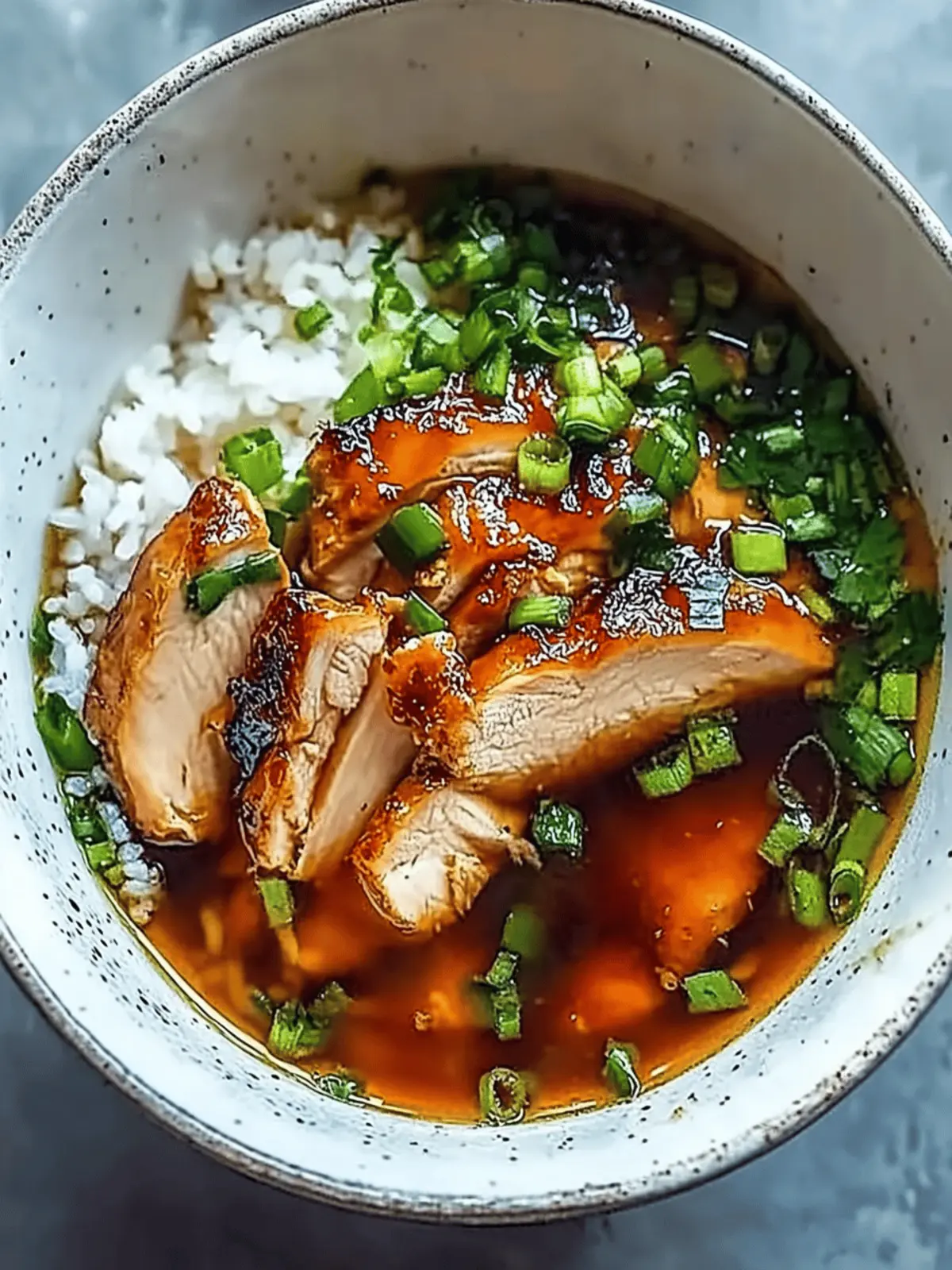 Caramelised Soy Chicken in Garlic Ginger Broth with Rice Magic 4 Caramelised Soy Chicken in Garlic Ginger Broth with Rice