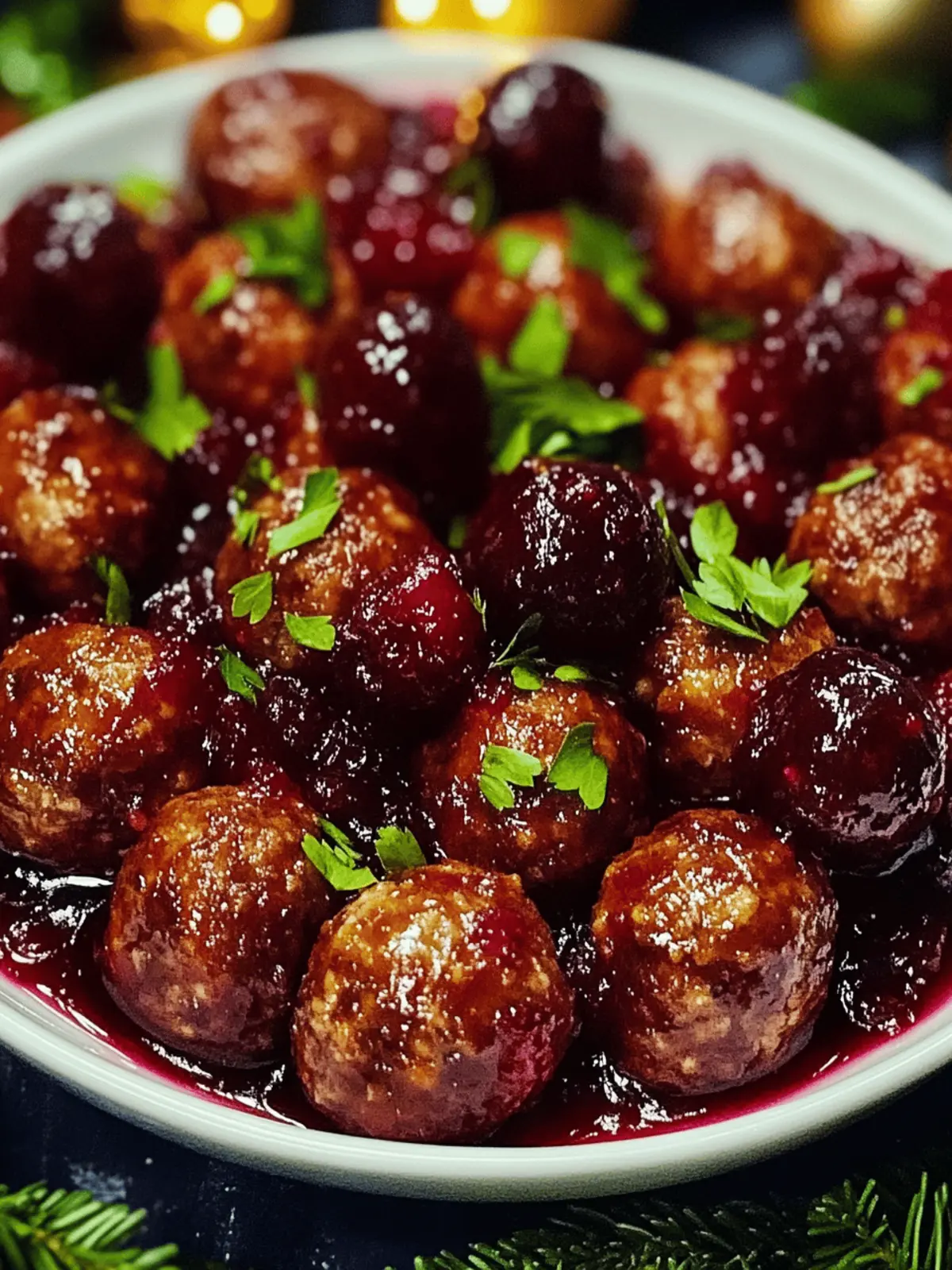 Delicious Christmas Cranberry Meatballs for Festive Gatherings 4 Christmas Cranberry Meatballs