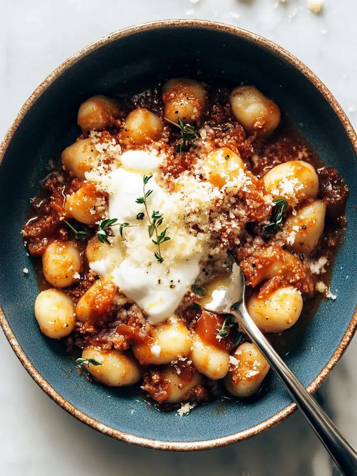 Millionaire Gnocchi with Creamy Sauce