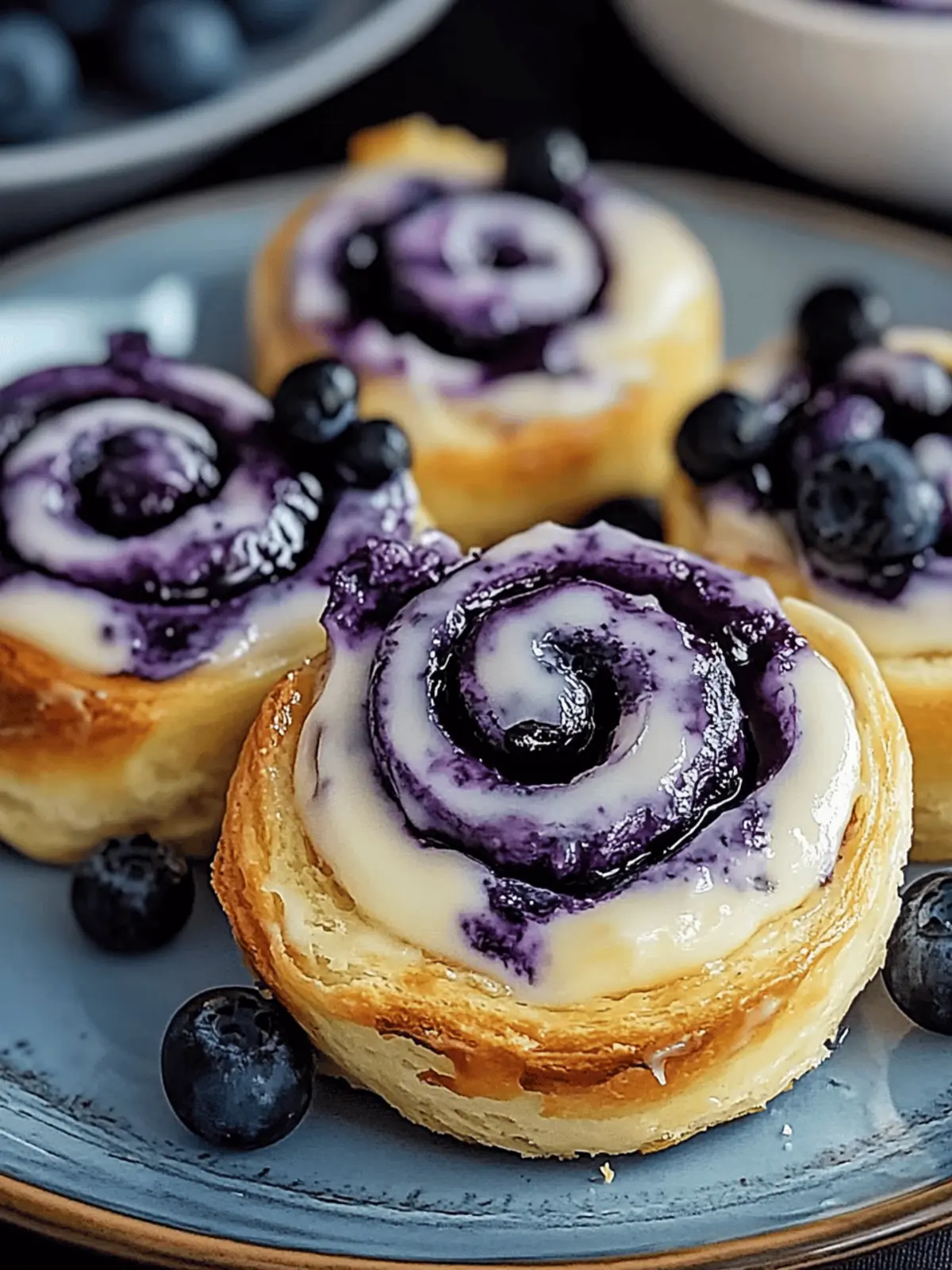 Blueberry Cheesecake Swirl Rolls: Your New Breakfast Obsession 4 Blueberry Cheesecake Swirl Rolls