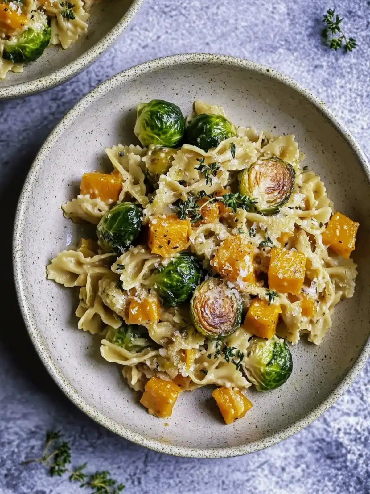 Brussels Sprouts & Butternut Squash Pasta: Cozy Comfort Food 4 Brussels Sprouts & Butternut Squash Pasta