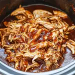 Crockpot BBQ Shredded Chicken