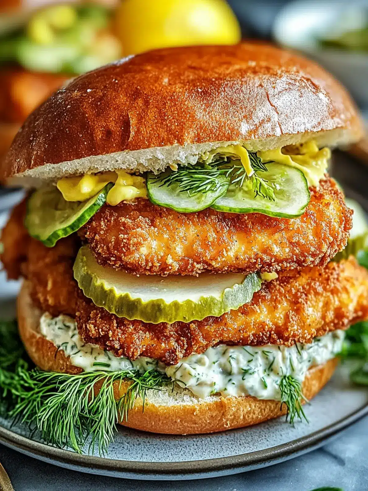Crispy Dill Chicken Sandwich