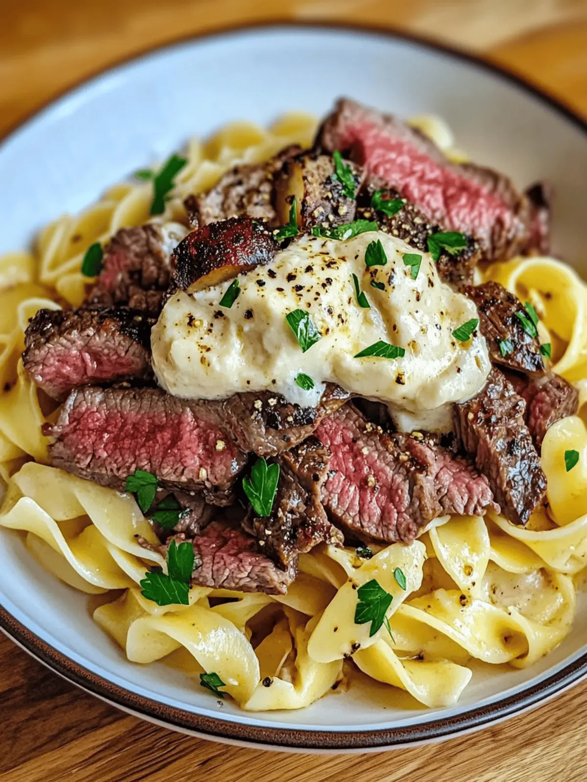 Irresistible Peppercorn Steak Stroganoff with Egg Noodles 4 Peppercorn Steak Stroganoff Egg Noodles