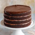American Style Chocolate Fudge Cake