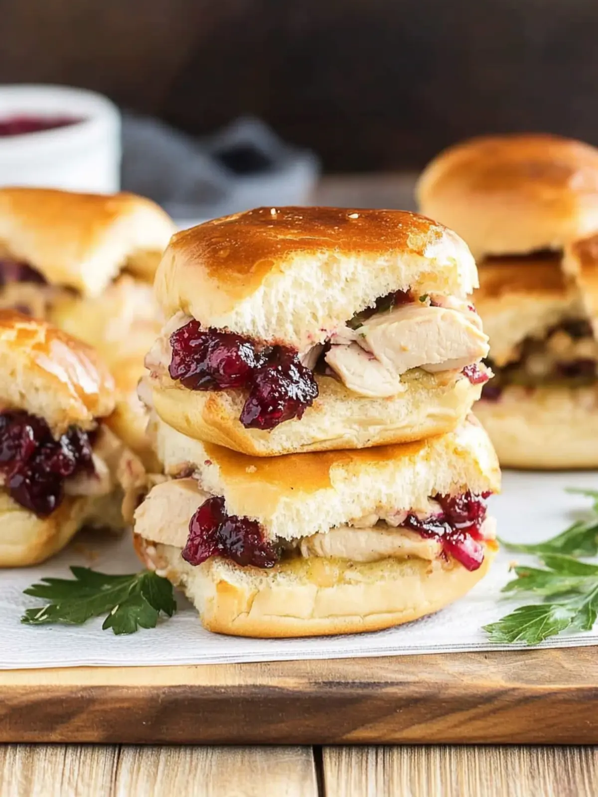 Turkey Cranberry Sliders
