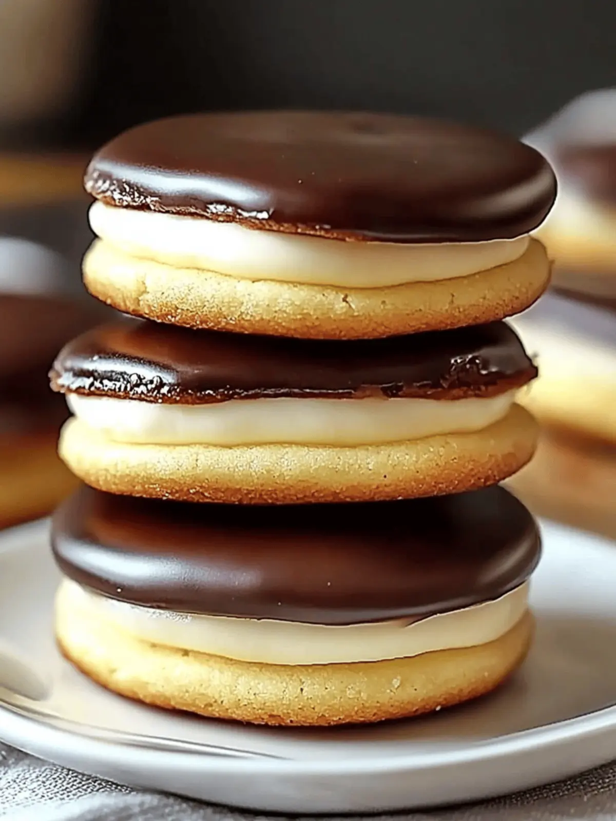 Boston Cream Pie Cookies that Steal the Show at Any Gathering 3 Boston Cream Pie Cookies