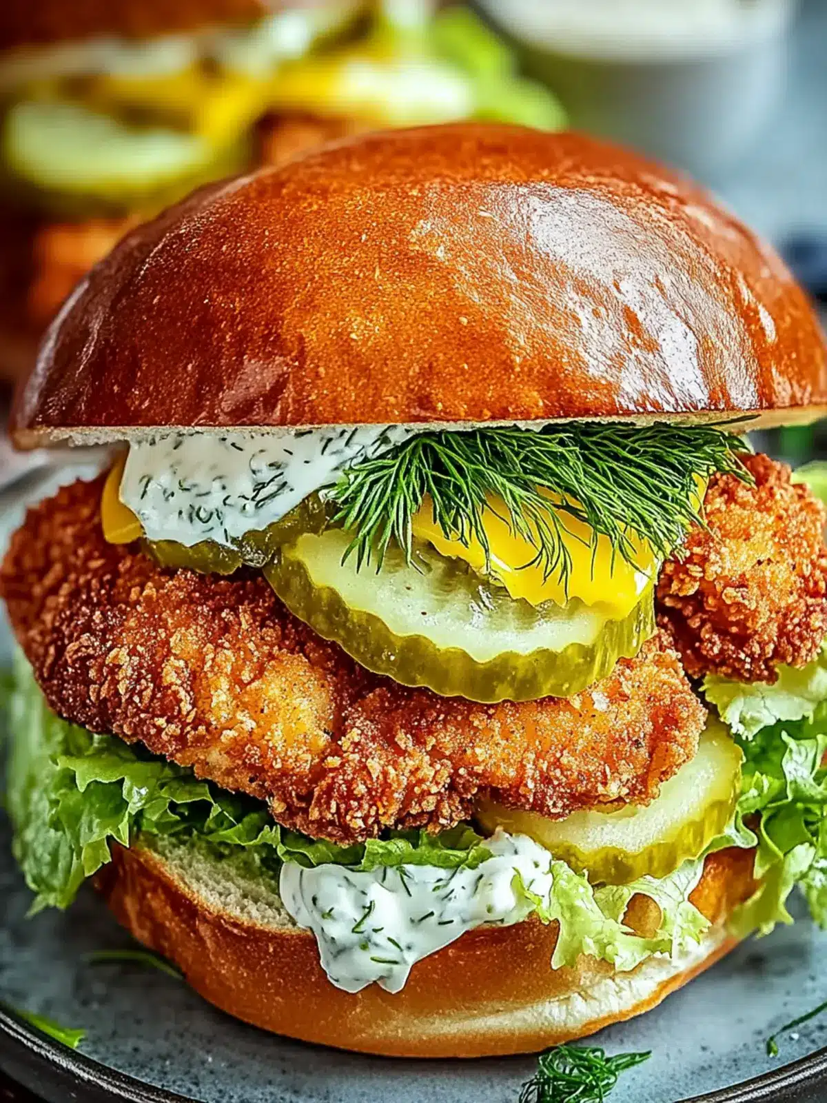Crispy Dill Chicken Sandwich