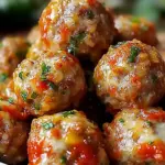 Spicy Rotel Cream Cheese Sausage Balls
