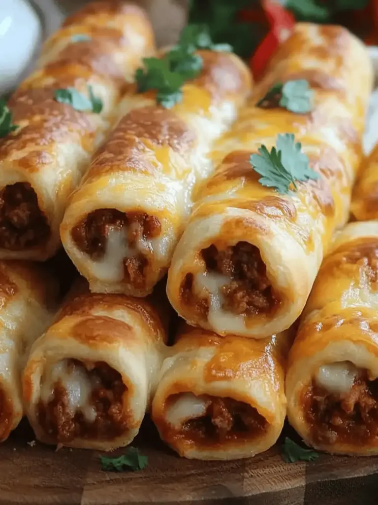 Cheesy Taco Breadsticks