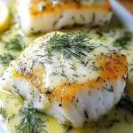 Delicious Baked Cod with Lemon Dill Sauce