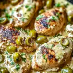 Creamy Pepperoncini Chicken Skillet
