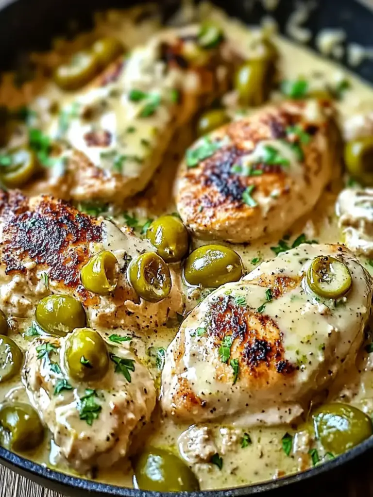 Creamy Pepperoncini Chicken Skillet