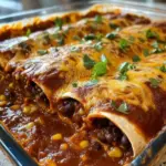 Delicious & Easy Vegetarian Black Bean Enchiladas