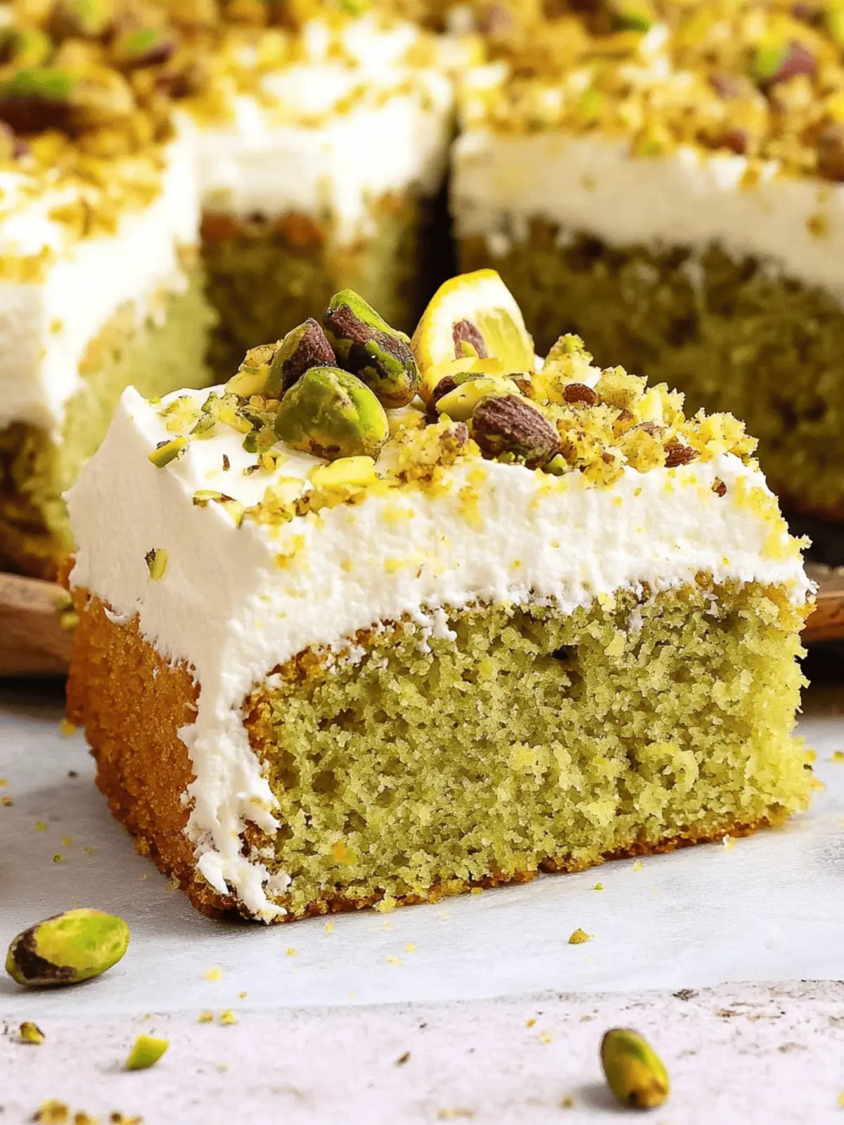 Lemon Pistachio Cake