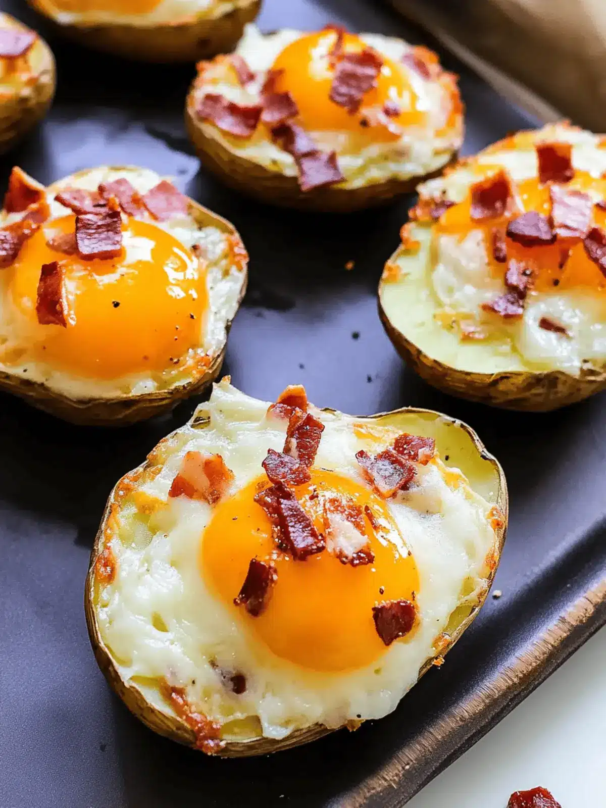 Twice Baked Loaded Breakfast Potatoes for a Cozy Morning! 5 Twice Baked Loaded Breakfast Potatoes