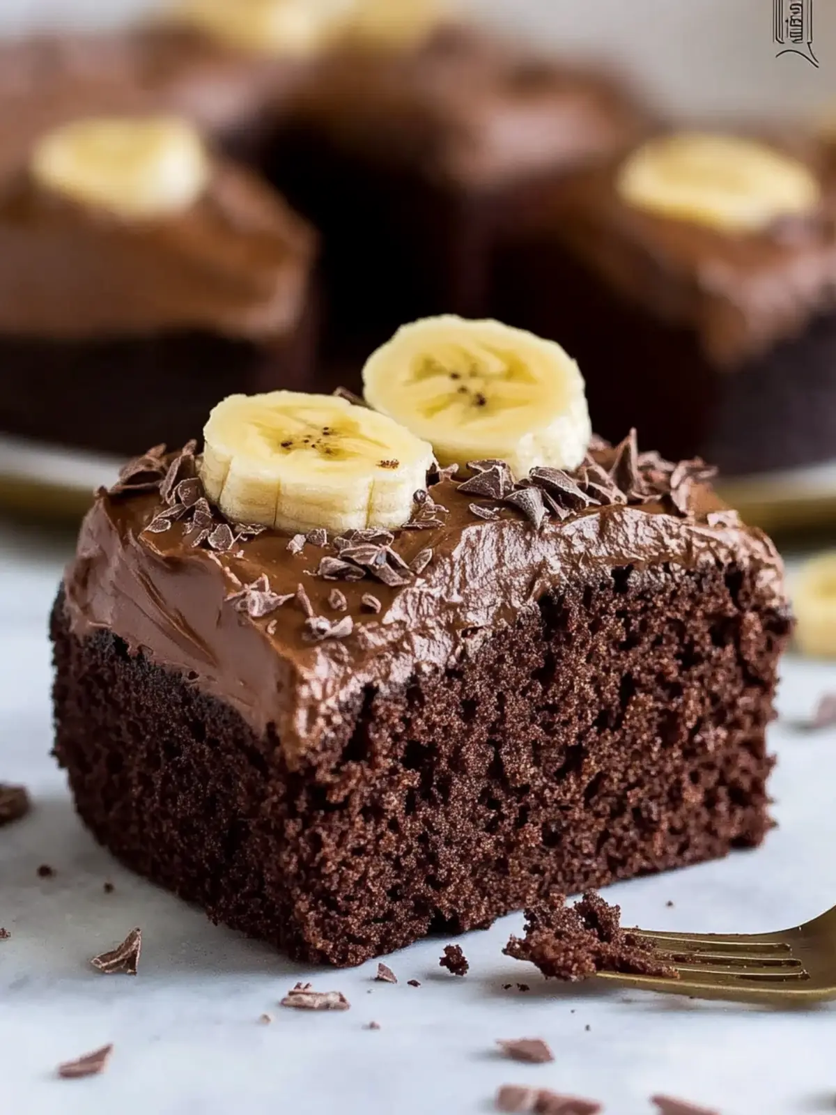 Guilt-Free Chocolate Banana Cake You'll Want to Make Today 4 Chocolate Banana Cake