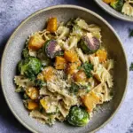 Brussels Sprouts & Butternut Squash Pasta