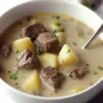 Creamy Steak & Potato Soup