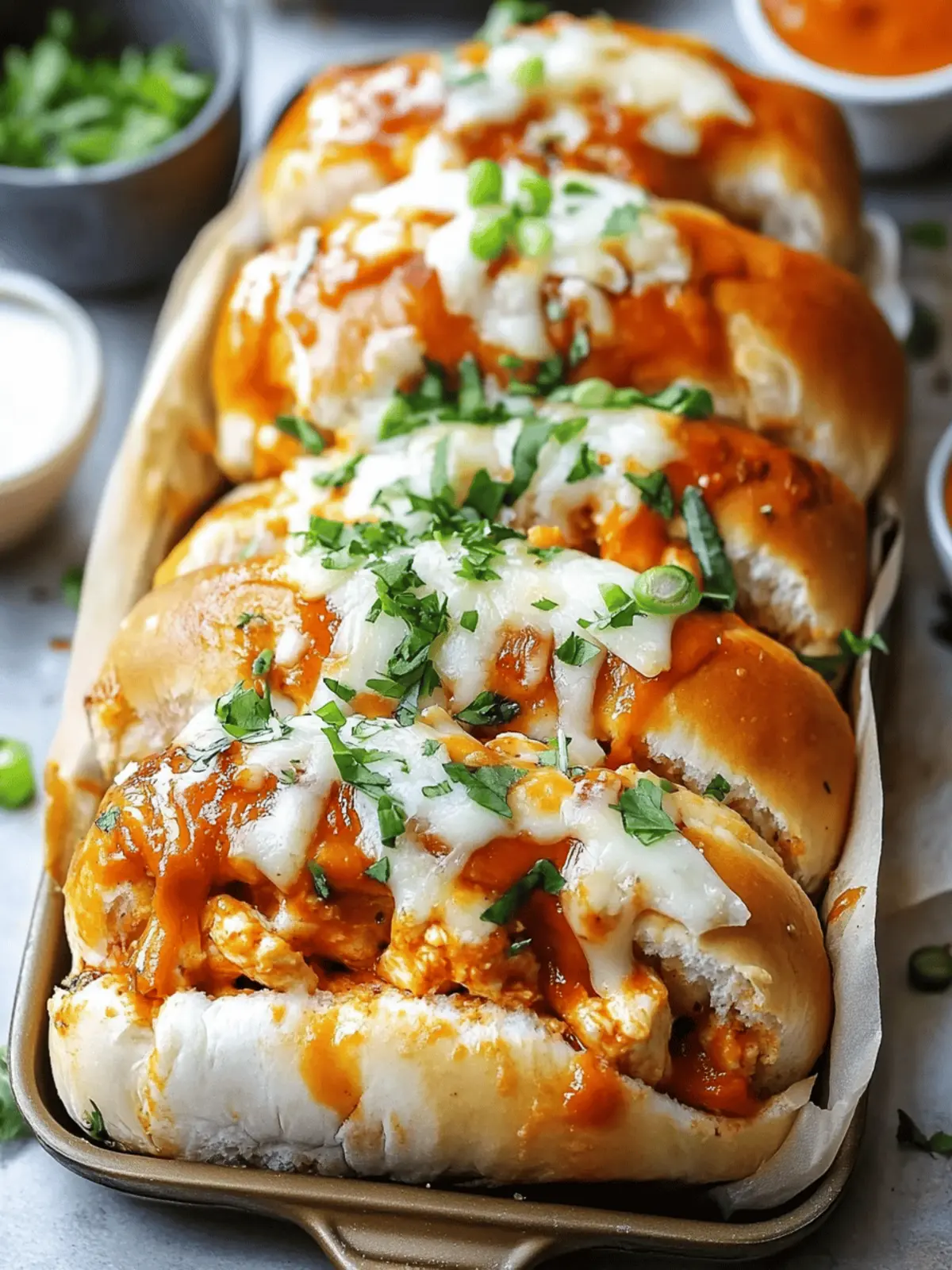 Spicy Chicken Parmesan Rolls