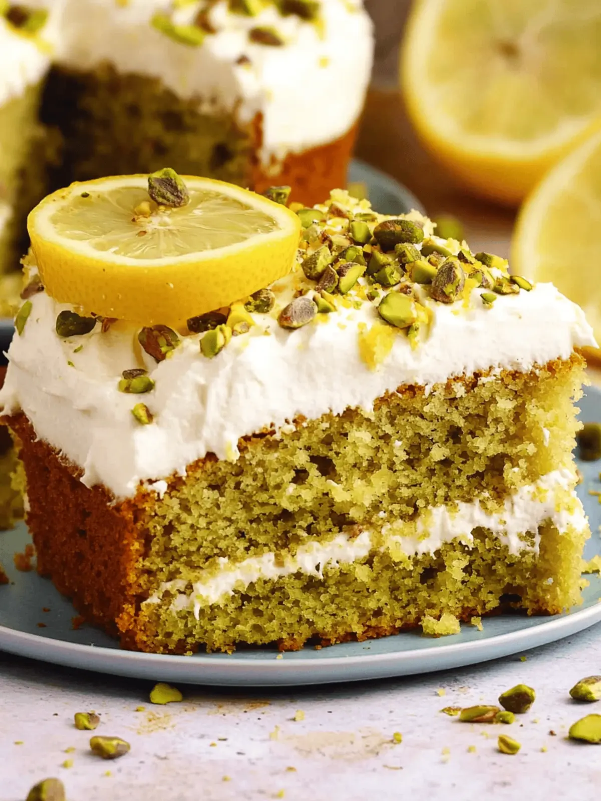 Lemon Pistachio Cake
