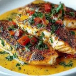 Red Snapper with Creamy Creole Sauce
