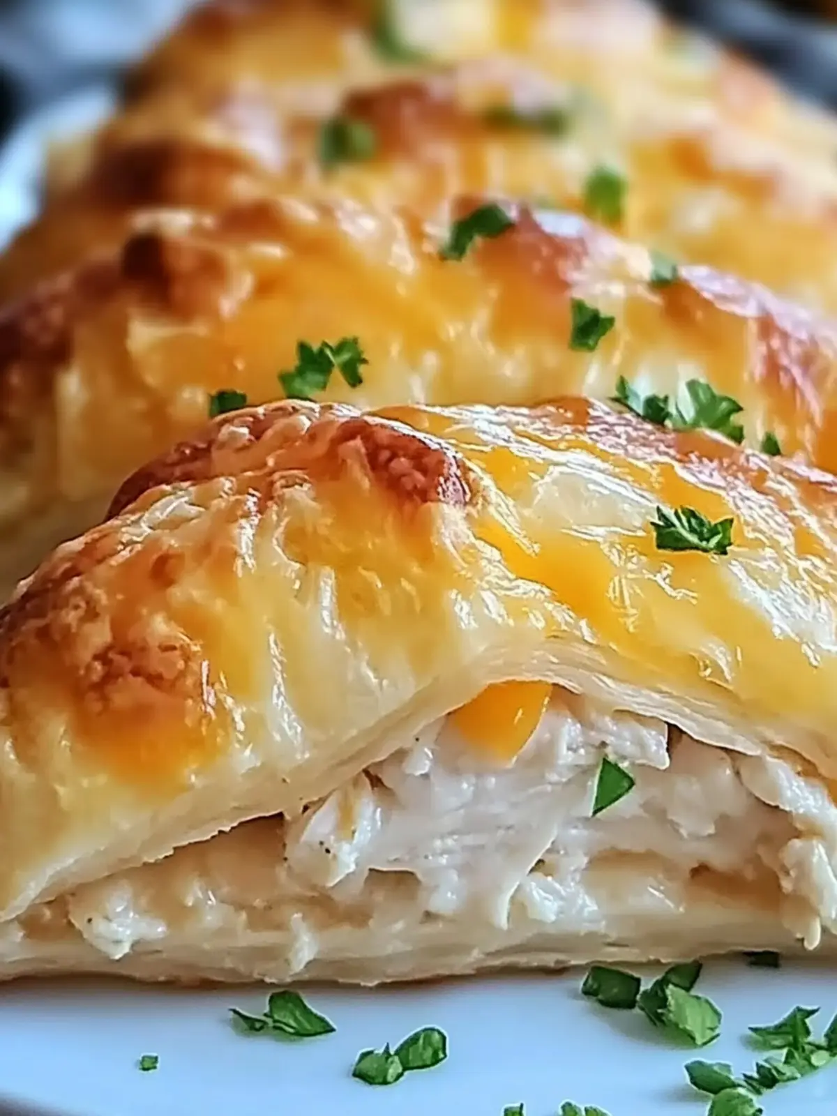 Cheesy Chicken Crescent Rolls