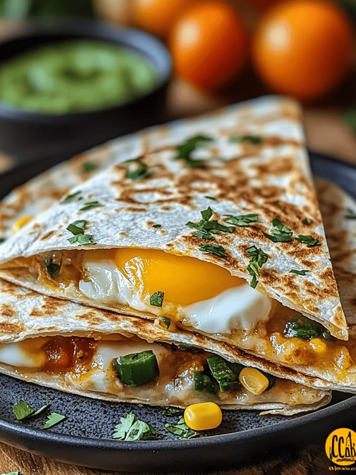 Fried Egg Quesadilla: Quick, Cheesy Breakfast Bliss 3 Fried Egg Quesadilla