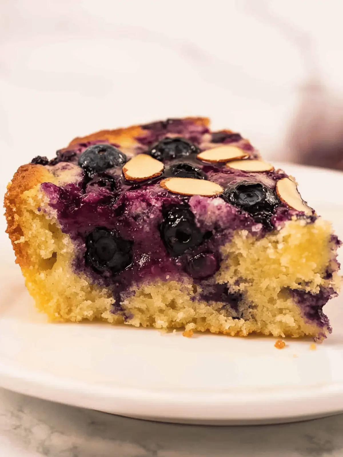 Soft Vegan Blueberry Almond Cake: Your New Favorite Dessert! 4 Soft Vegan Blueberry Almond Cake
