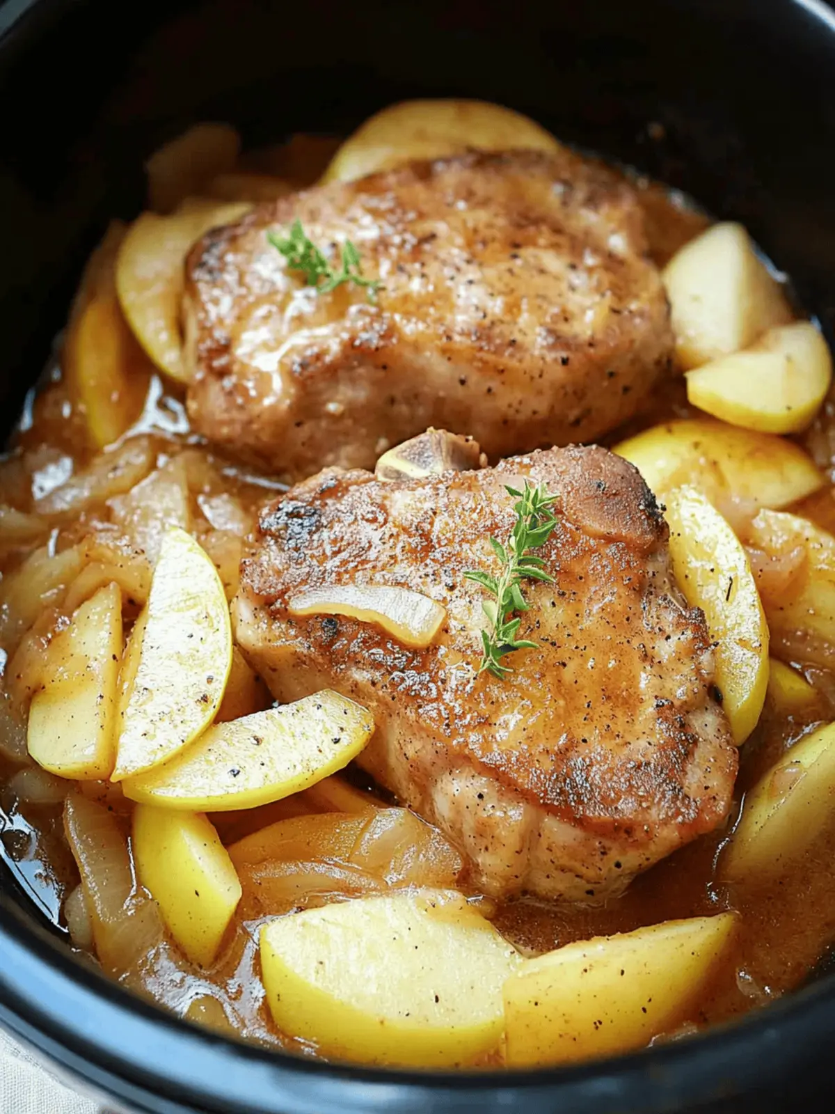 Crock Pot Apple Pork Chops for the Perfect Family Dinner 4 Crock Pot Apple Pork Chops
