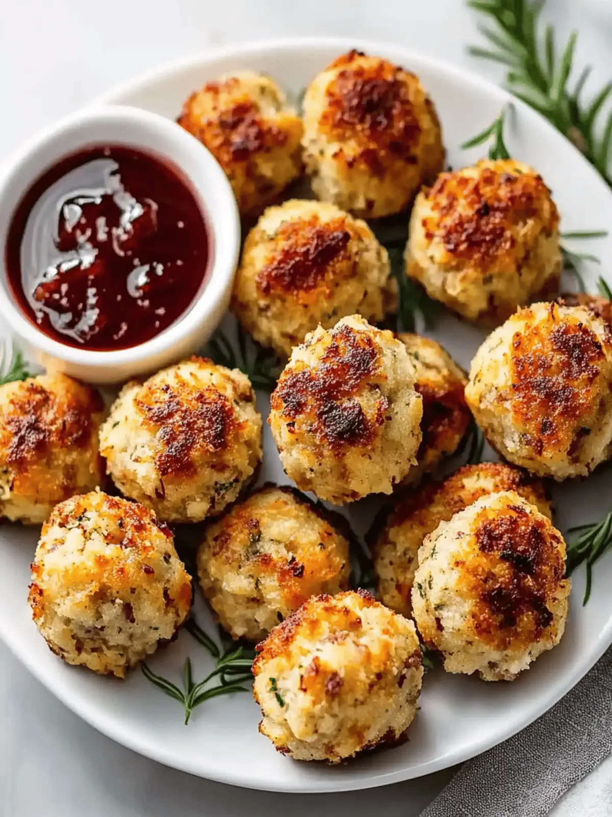 Crispy Turkey Stuffing Balls: Turn Leftovers into Delicious Bites 2 Crispy Turkey Stuffing Balls