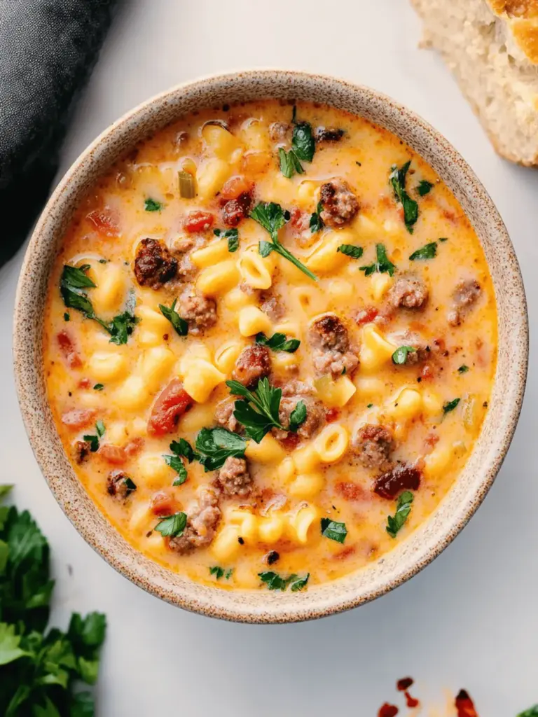 Italian Sausage Pasta Soup