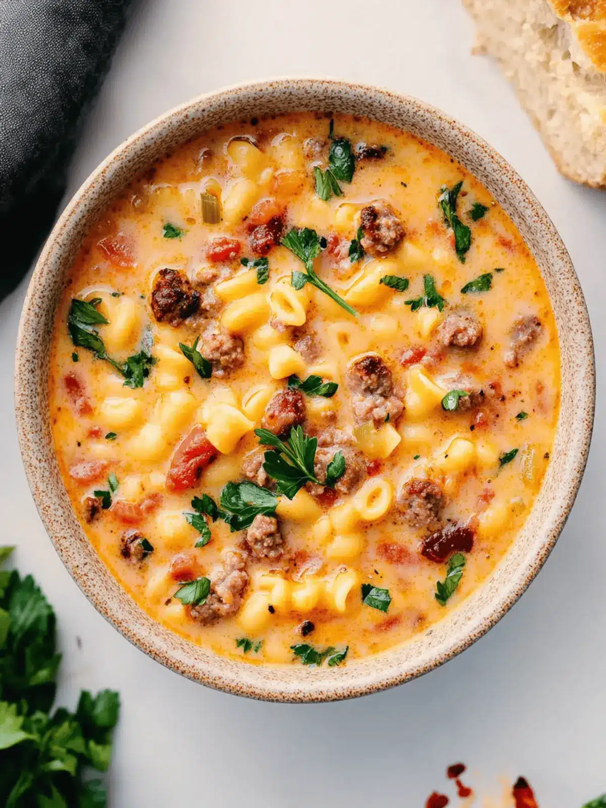 Italian Sausage Pasta Soup