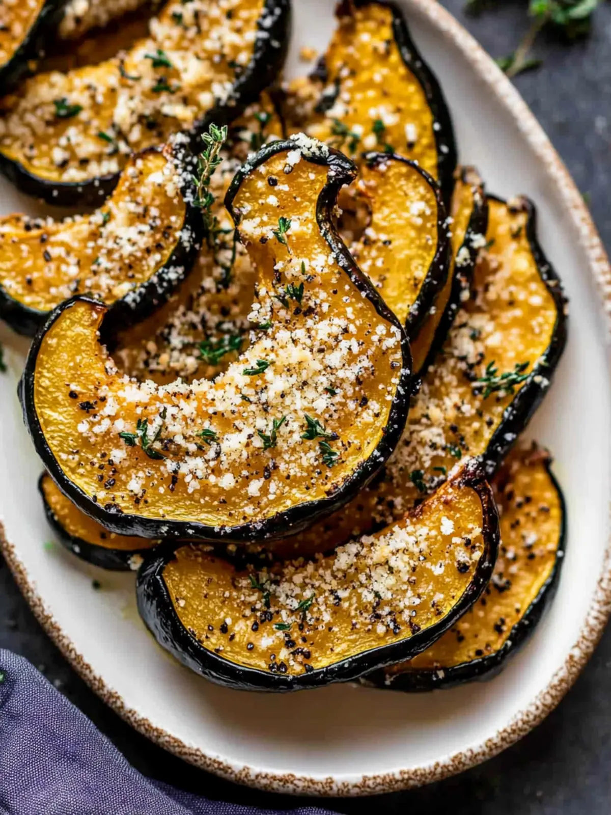 Delicious Parmesan Herb Roasted Acorn Squash to Impress Guests 3 Parmesan Herb Roasted Acorn Squash