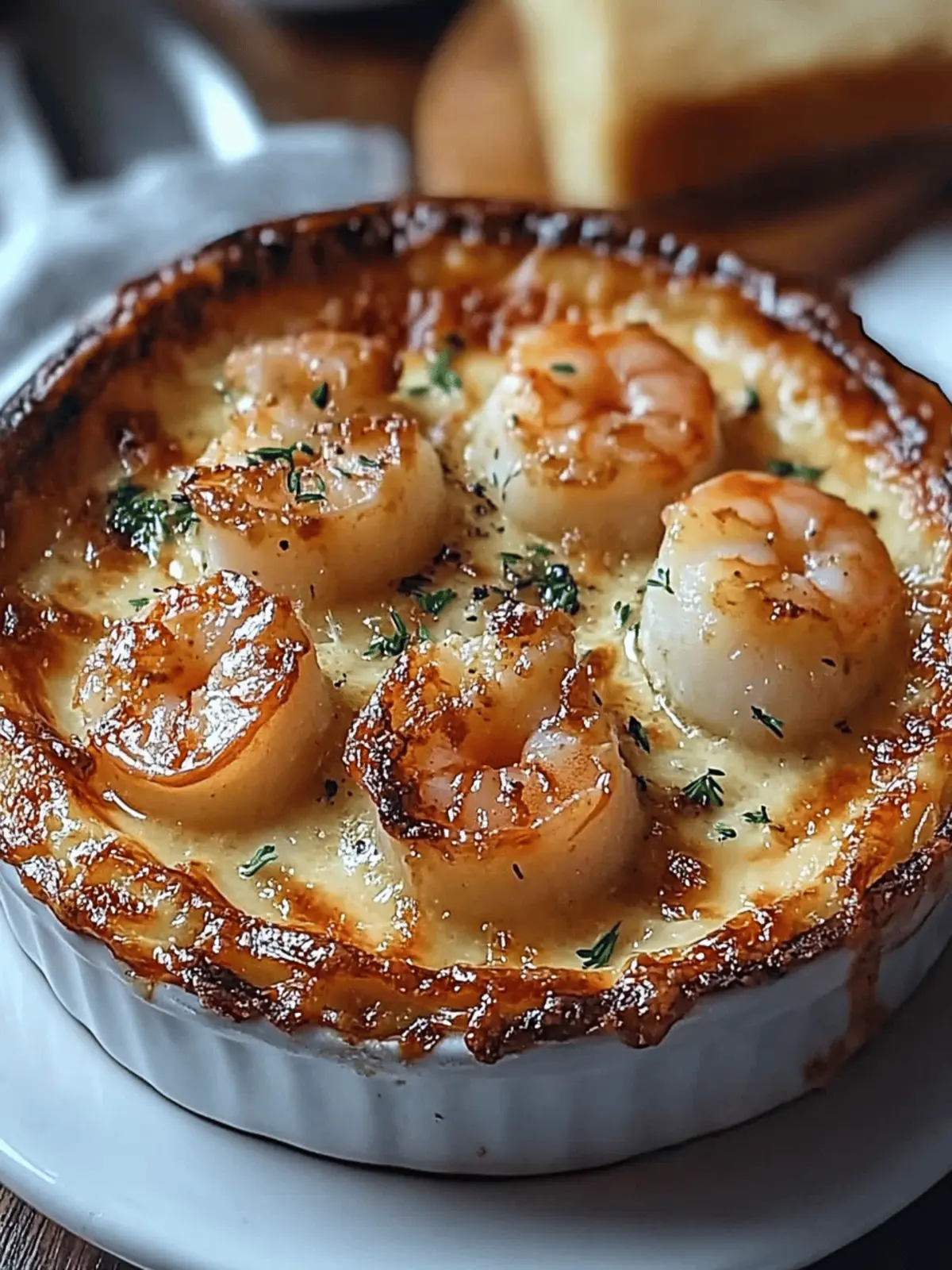 Irresistible Creamy Seafood Gratin with Scallops & Shrimp Delight 5 Creamy Seafood Gratin with Scallops & Shrimp