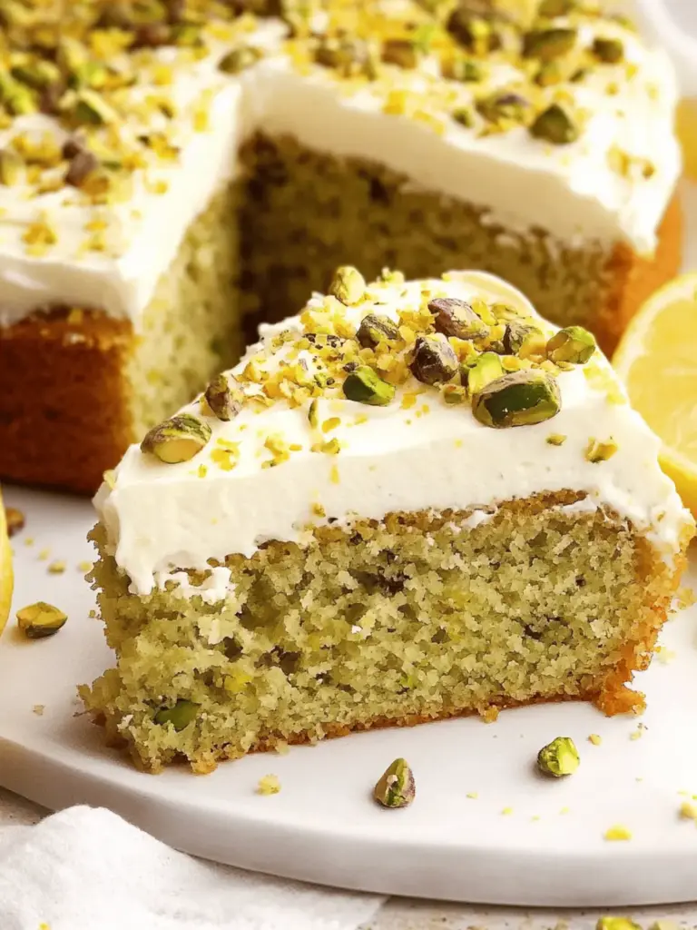 Lemon Pistachio Cake